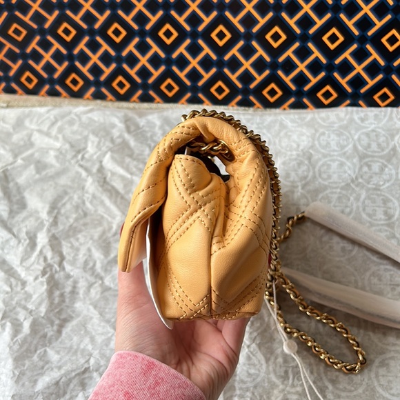 Tory Burch Bags Tory Burch Fleming Soft Mini Bag Jackfruit Gold